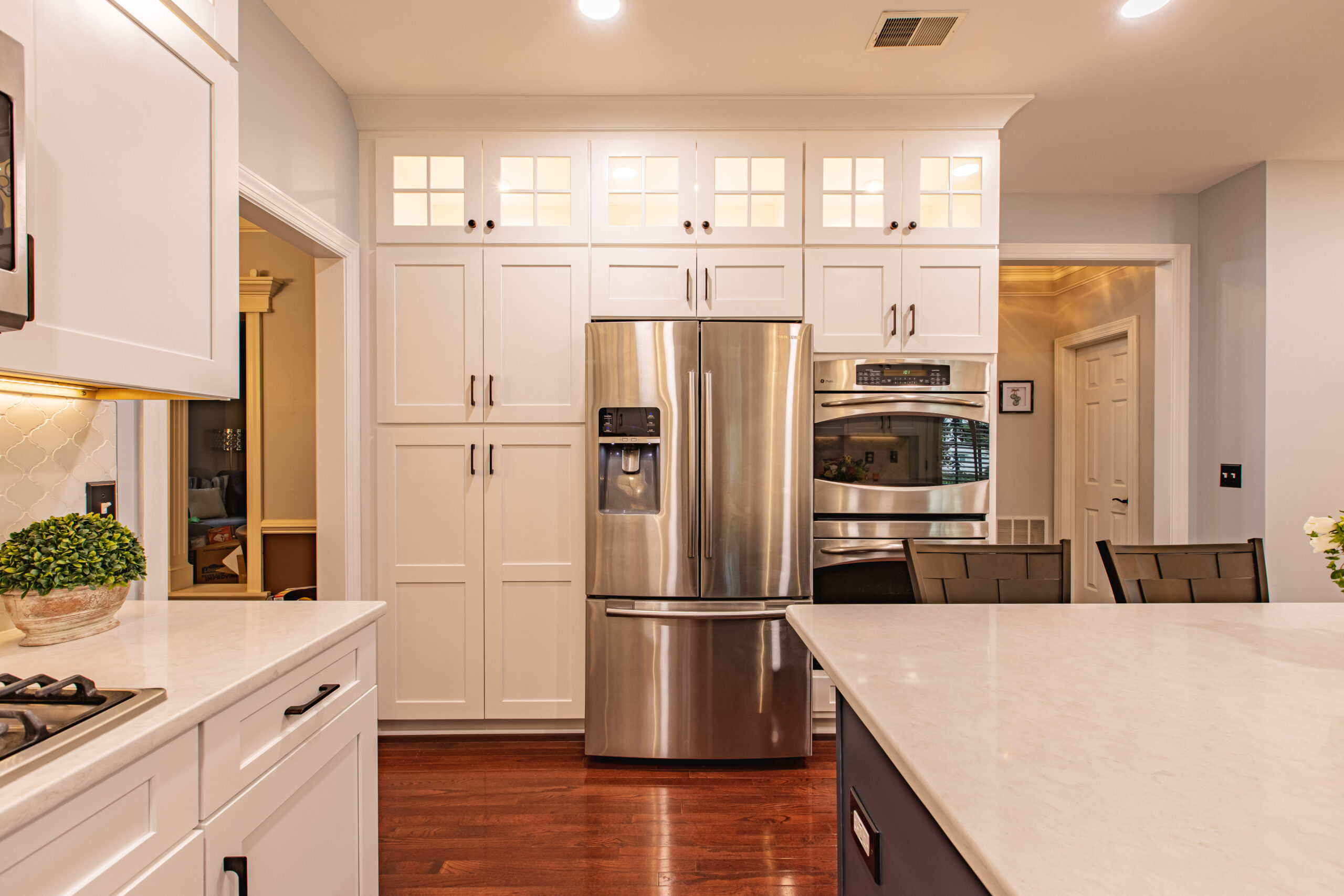 length kitchen remodel