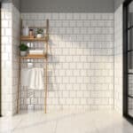 bathrooms with tile backsplash